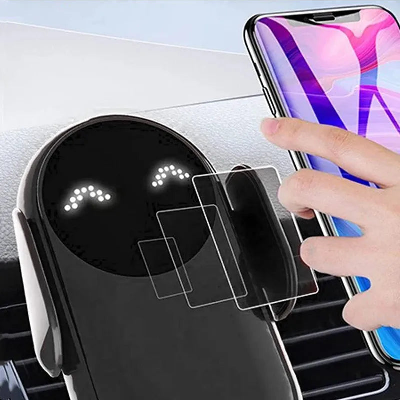 30W Akıllı Sensörlü Kablosuz Araç Şarj Cihazı | Hızlı Şarjlı Telefon Tutucu | iPhone, Samsung, Xiaomi, Huawei Uyumlu