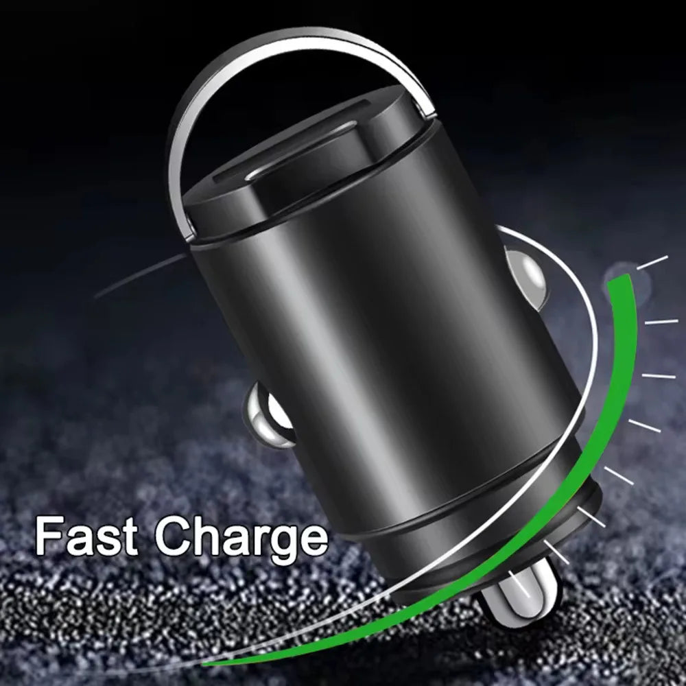 200W Mini Araç Şarj Cihazı | PD & QC3.0 Hızlı Şarj | Type-C iPhone, Samsung, Xiaomi, Huawei Uyumlu