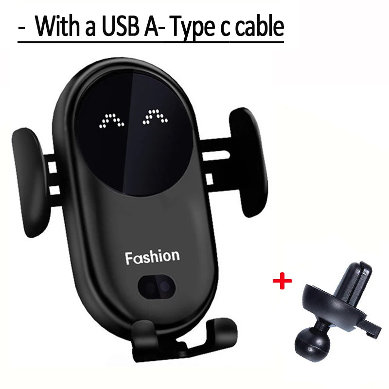 30W Akıllı Sensörlü Kablosuz Araç Şarj Cihazı | Hızlı Şarjlı Telefon Tutucu | iPhone, Samsung, Xiaomi, Huawei Uyumlu