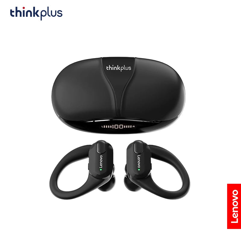 Orijinal Lenovo XT80 Spor Kablosuz Kulaklık – Mikrofonlu, LED Güç Göstergeli, HiFi Stereo Ses, Bluetooth 5.3 TWS Kulak İçi Kulaklık